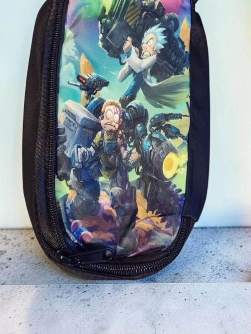 Rick And Morty Backpack With Lunch Bag And Pencil Bag